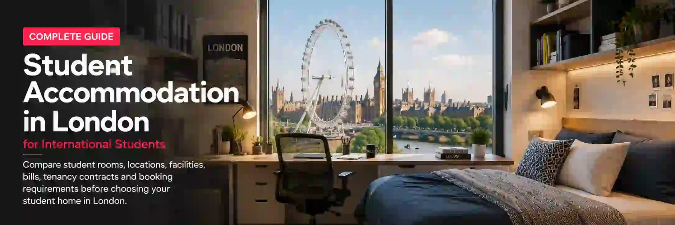 International students comparing modern student accommodation options in London
