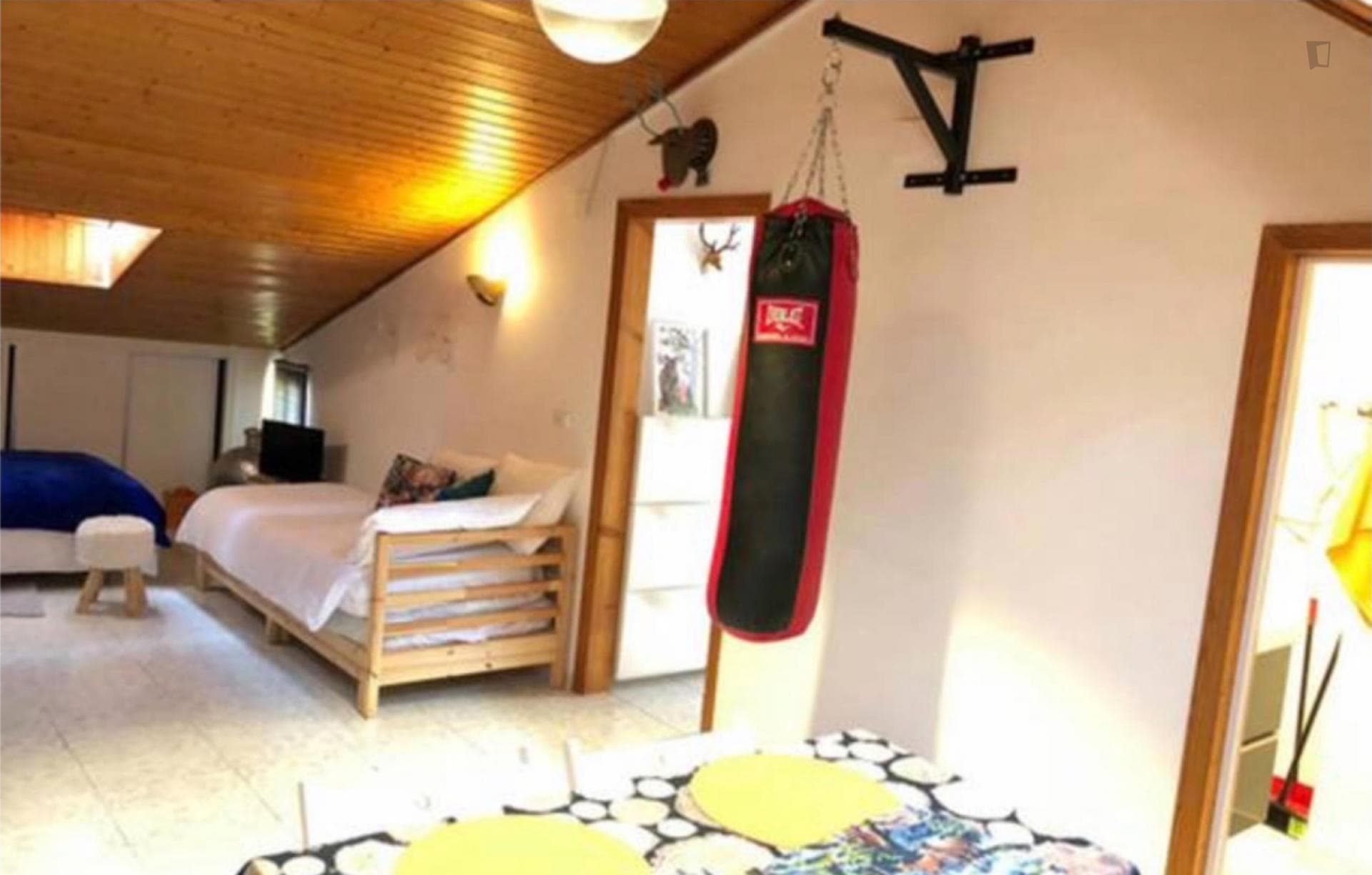 Cozy studio with multiple beds, bathroom and kitchen photo 1