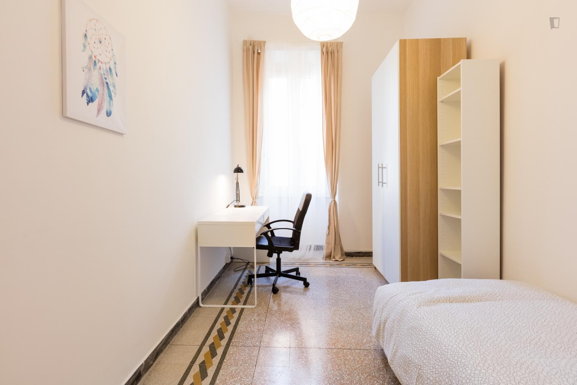 Cosy single bedroom in Piazza Bologna neighbourhood photo 1