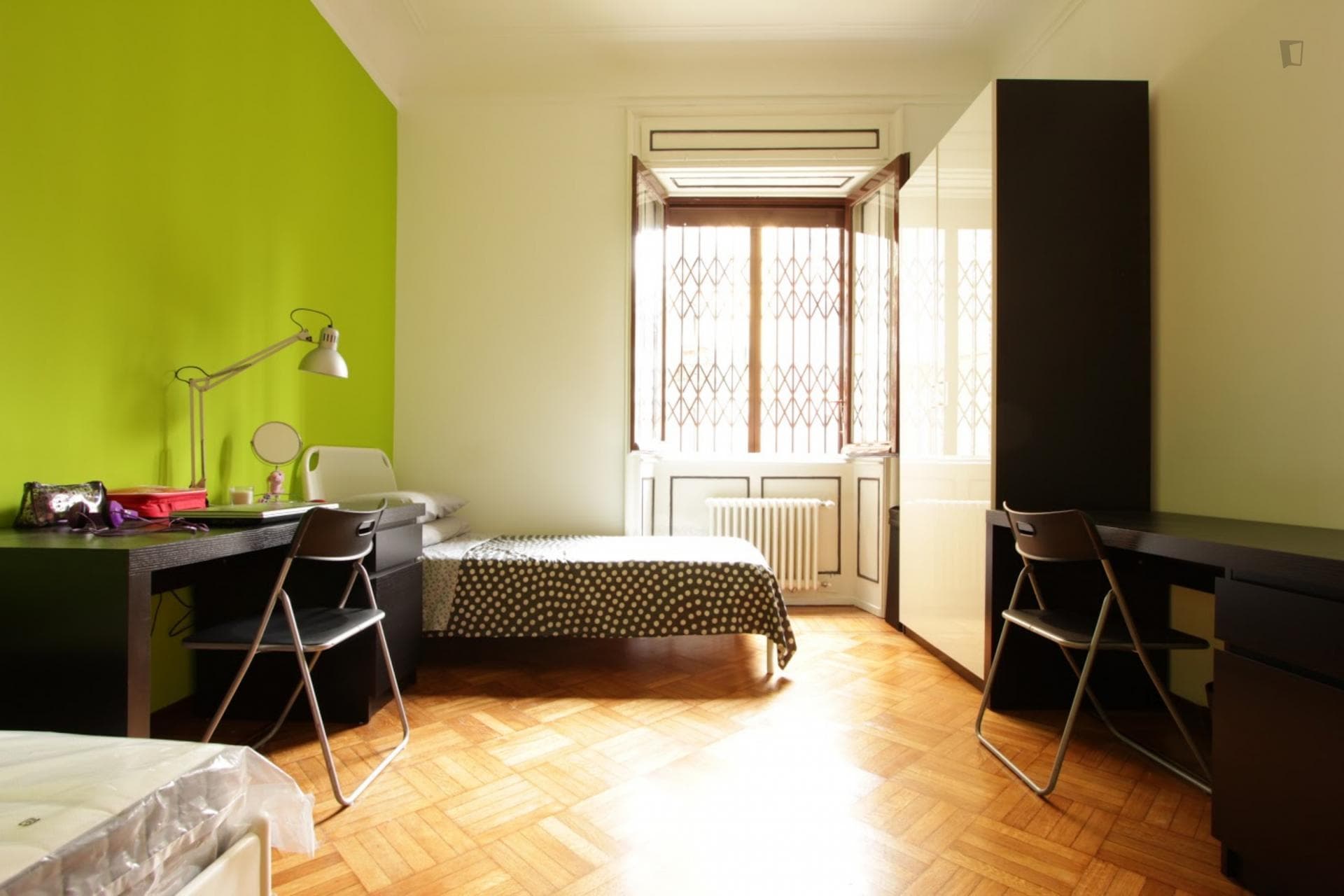 Bed in a twin bedroom, close to Politecnico photo 1