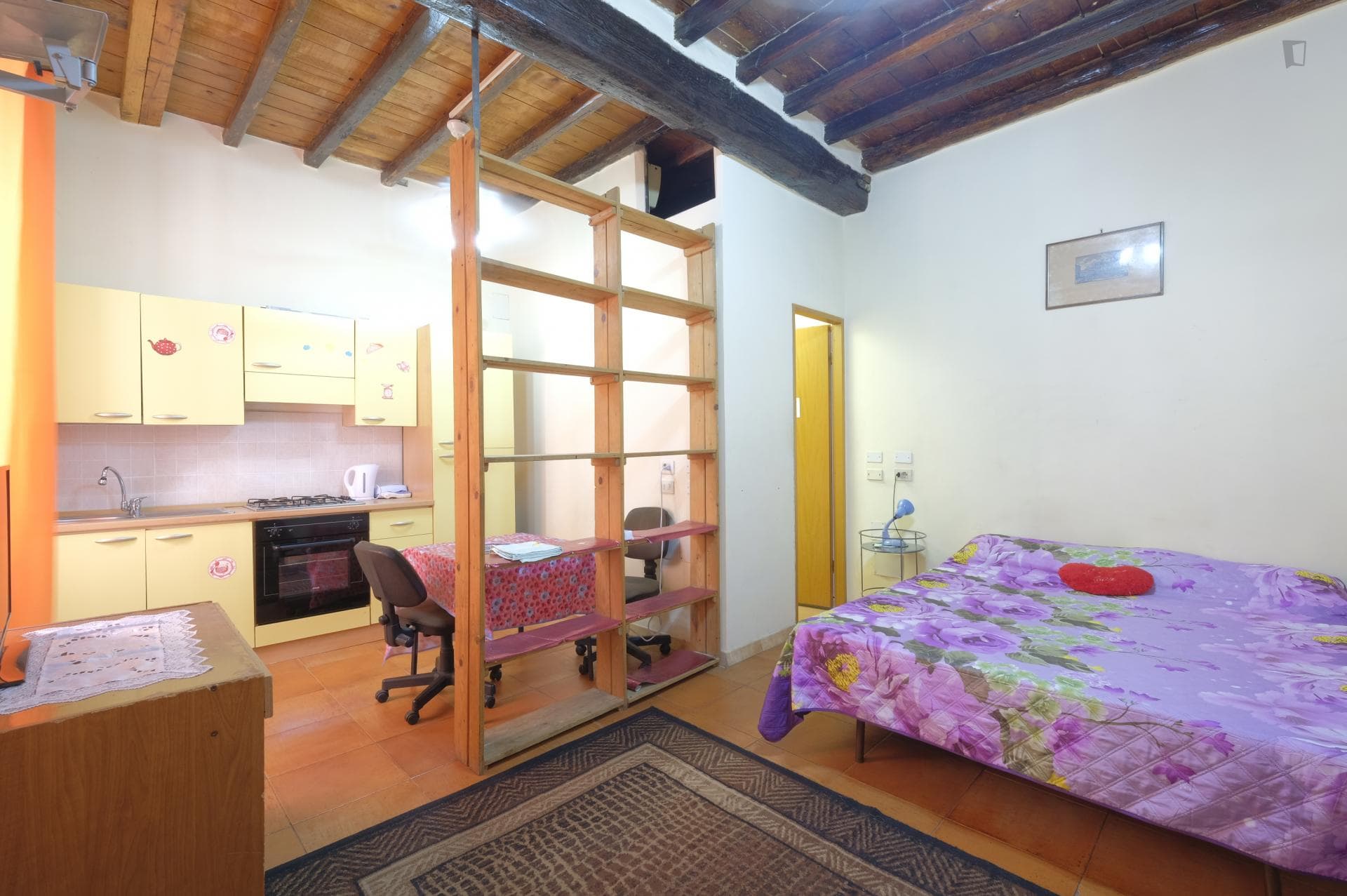 studio one bedroom apartment with kitchen and bathroom quart.Monti near Colosseo photo 1