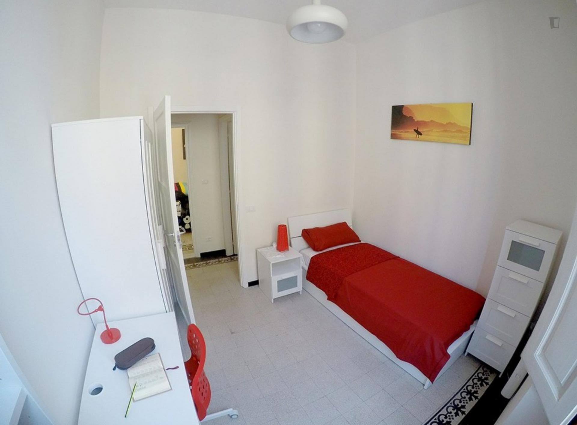 Luminous single bedroom with balcony close to Firenze Statuto station photo 1
