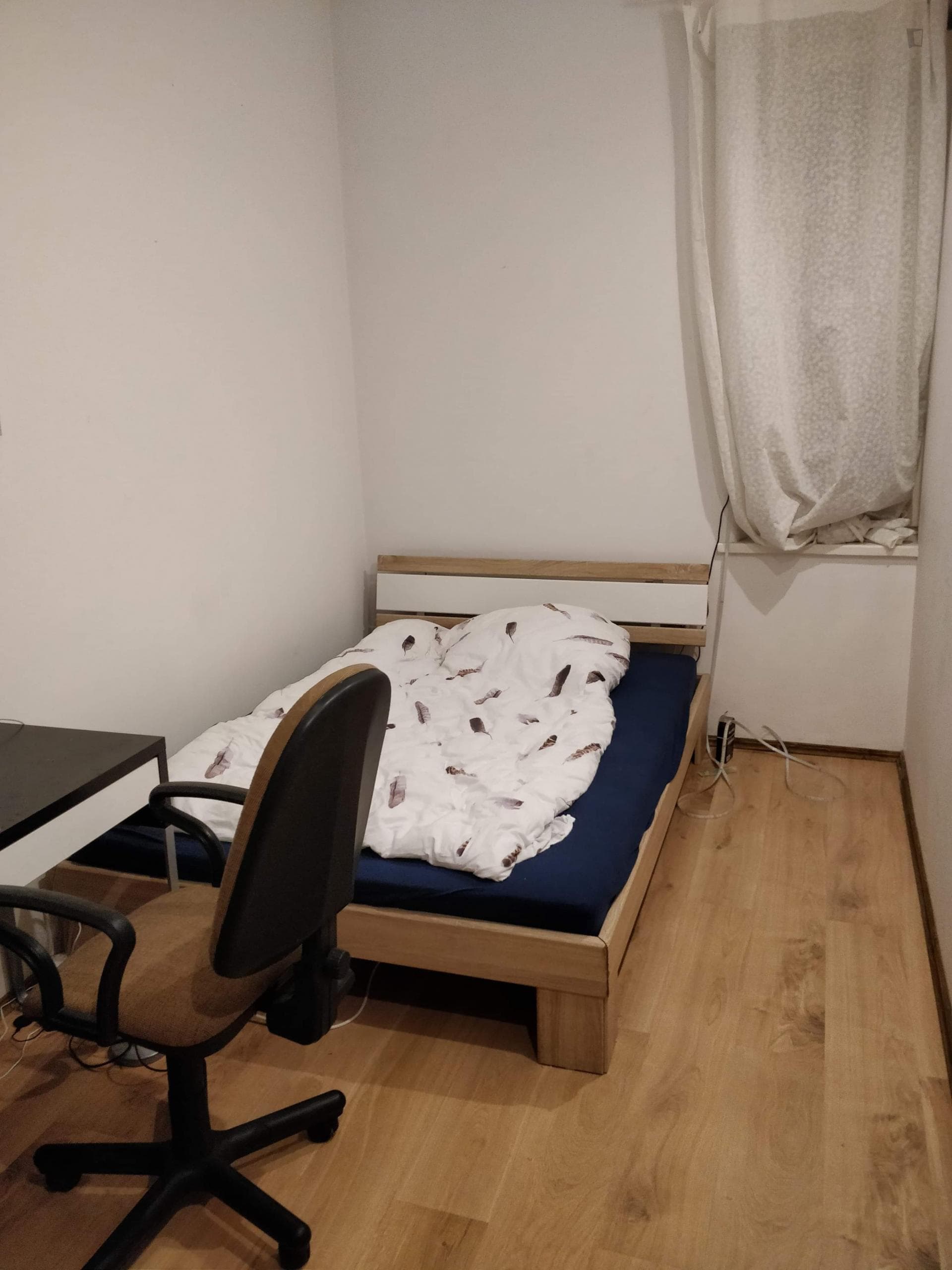 Neat and cosy single bedroom near Uniwersytet Rolniczy im. Hugona Kołłątaja w Krakowie photo 1