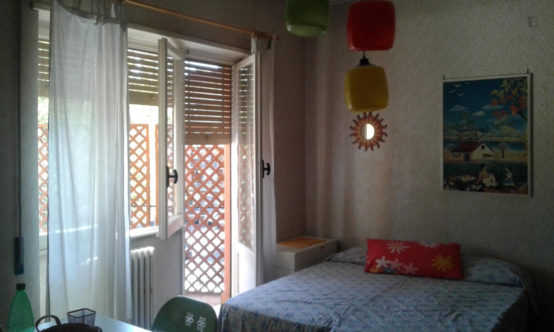 Double bedroom in a 3-bedroom apartment near Prenestina/Cocconi tram stop photo 1