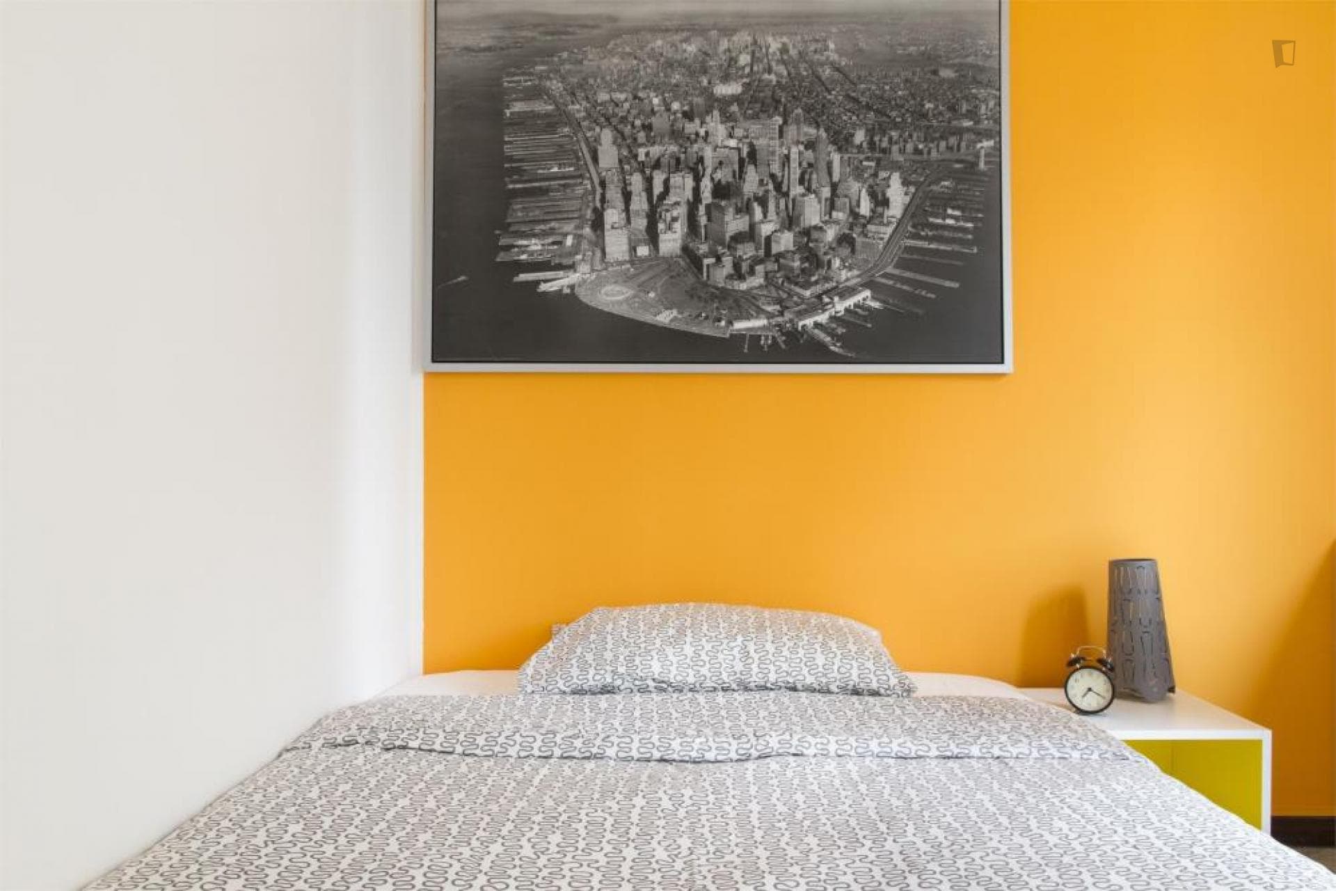 Lovely double bedroom in a 4-bedroom apartment near Bande Nere metro station photo 1