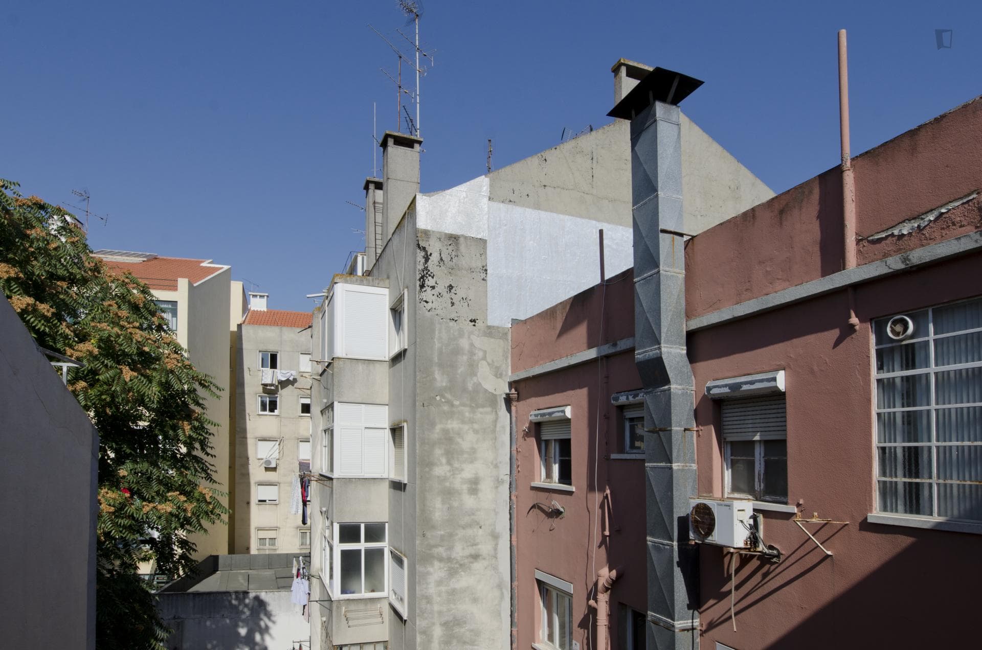 Good-sized double bedroom in busy Marquês de Pombal photo 1