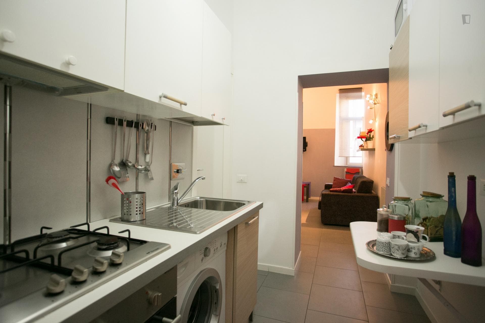 2-bedroom apartment, 1 double bed and 3 single beds more a living room photo 1