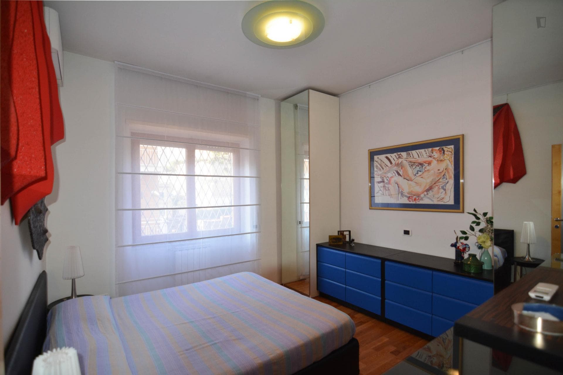 Attractive double bedroom near the Valle Aurelia metro photo 1