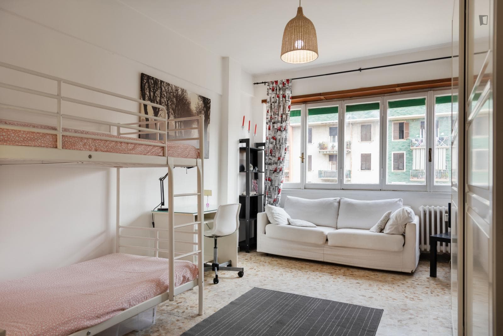 Interesting bunk bedroom near the Filarete train station photo 1