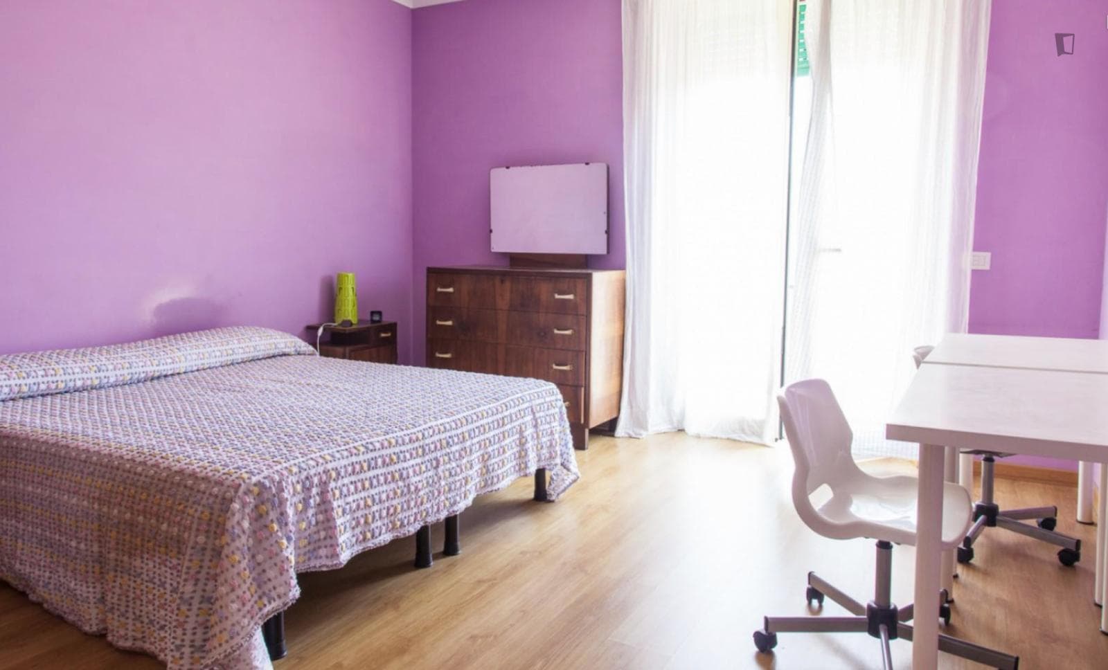 Alluring double bedroom in Centocelle, near Mirti metro station photo 1
