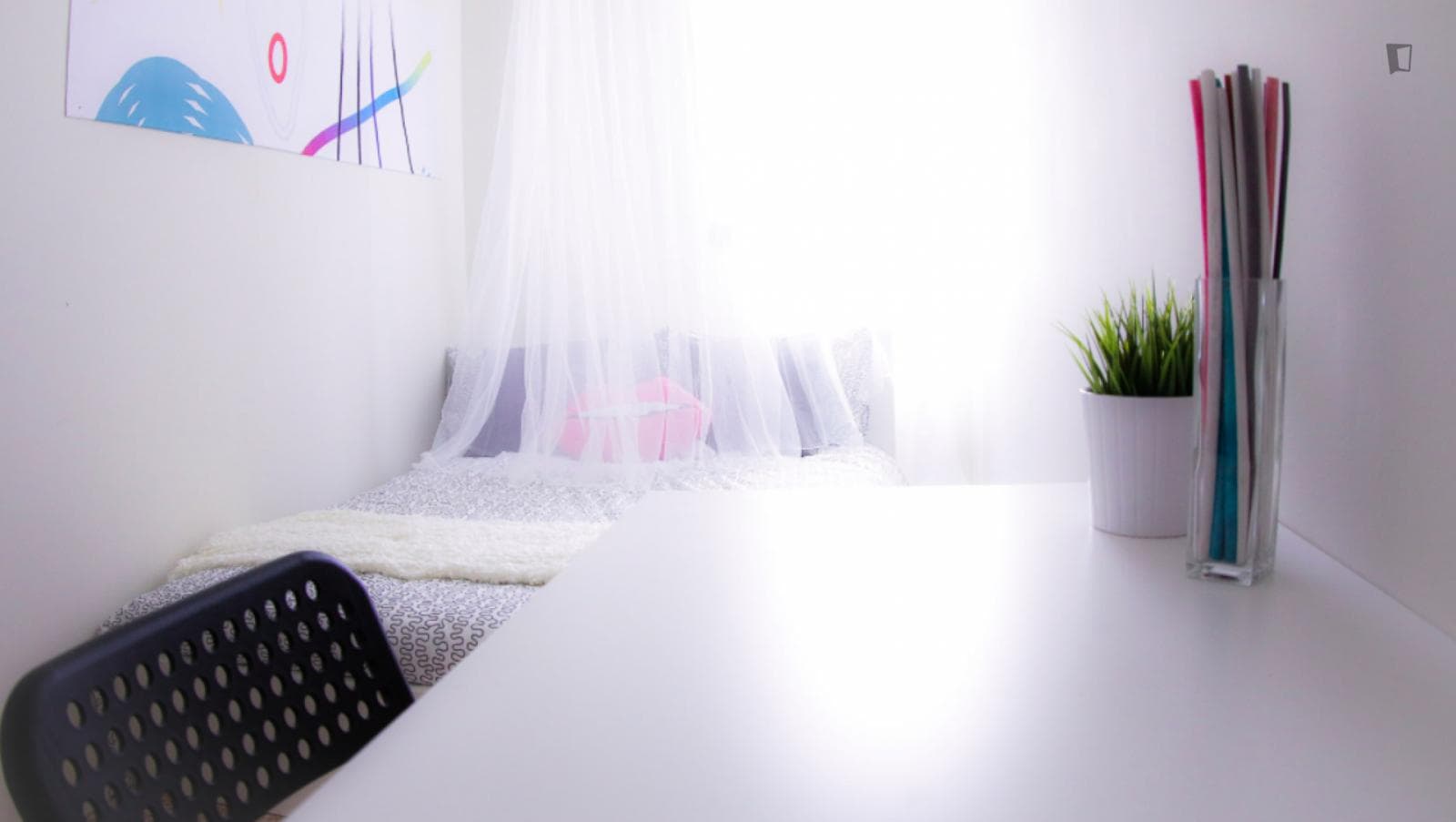 Bright double bedroom in Viale Monza photo 1