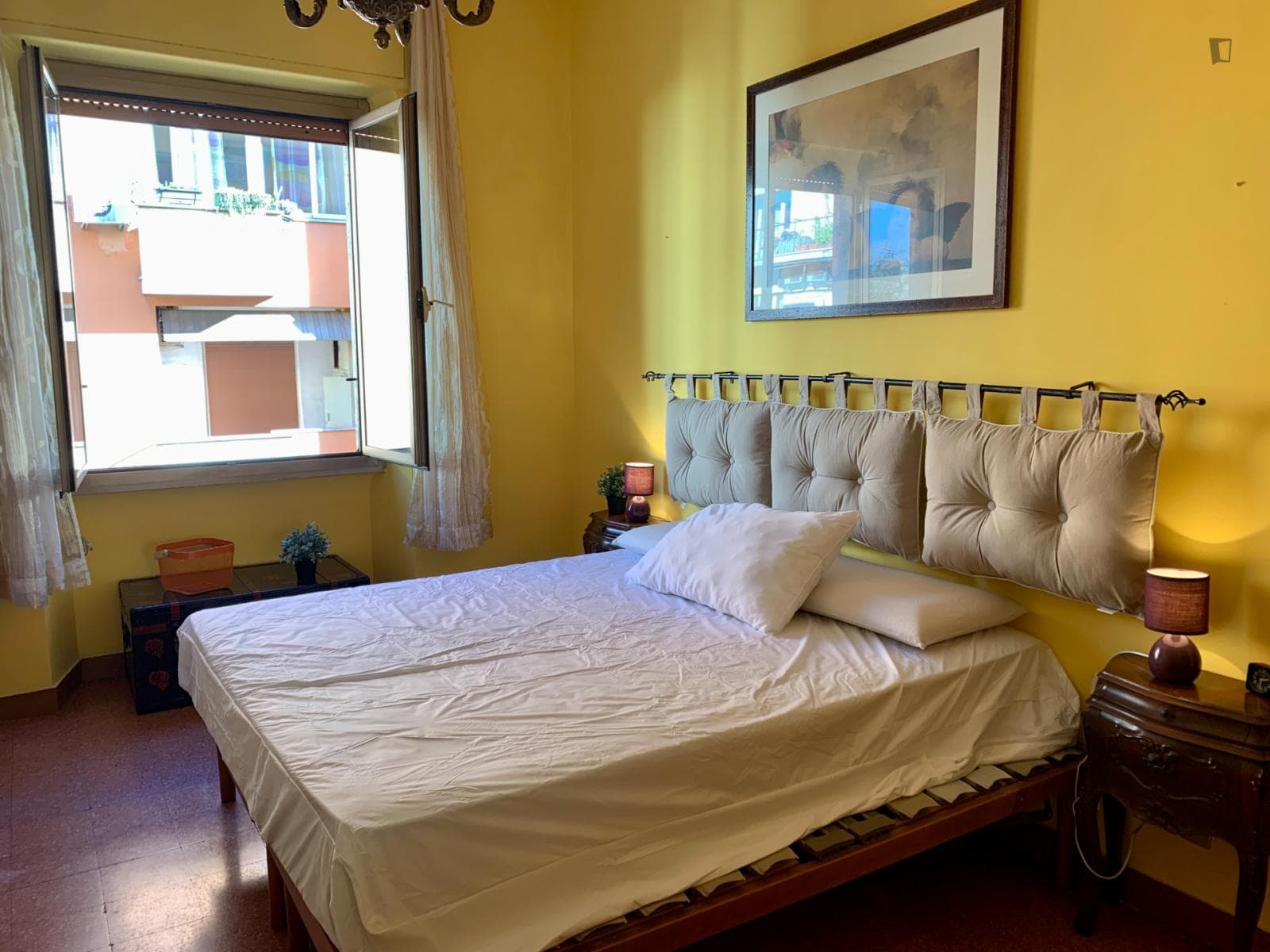 Bright double bedroom in Gianicolense photo 1