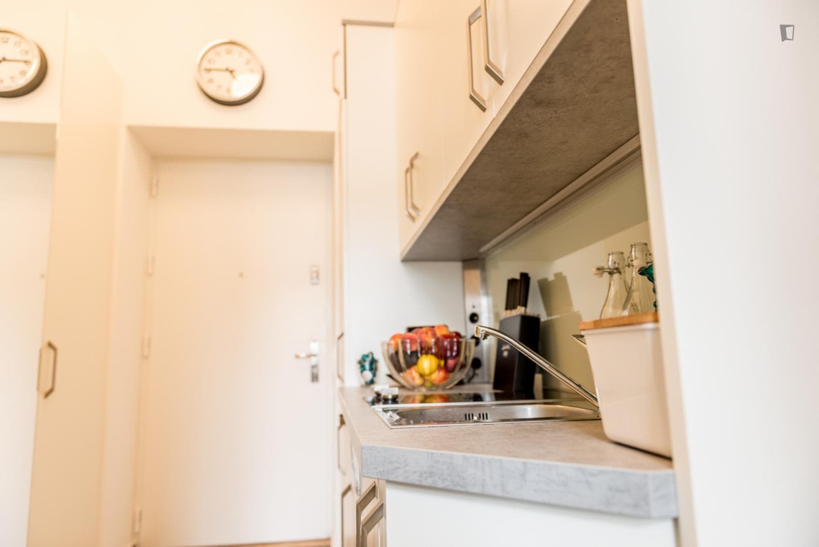 Cozy city apartment with private garden, sleeps 2. Near Augarten and university. photo 1