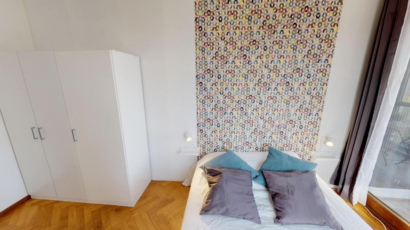 Cool double bedroom near Université Jean Moulin Lyon 3 photo 1