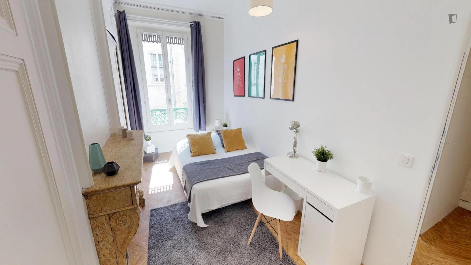 Cute double bedroom in Vaise photo 1
