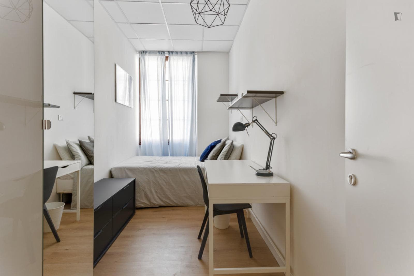 Student-friendly single bedroom near Parco di Villa Finzi photo 1