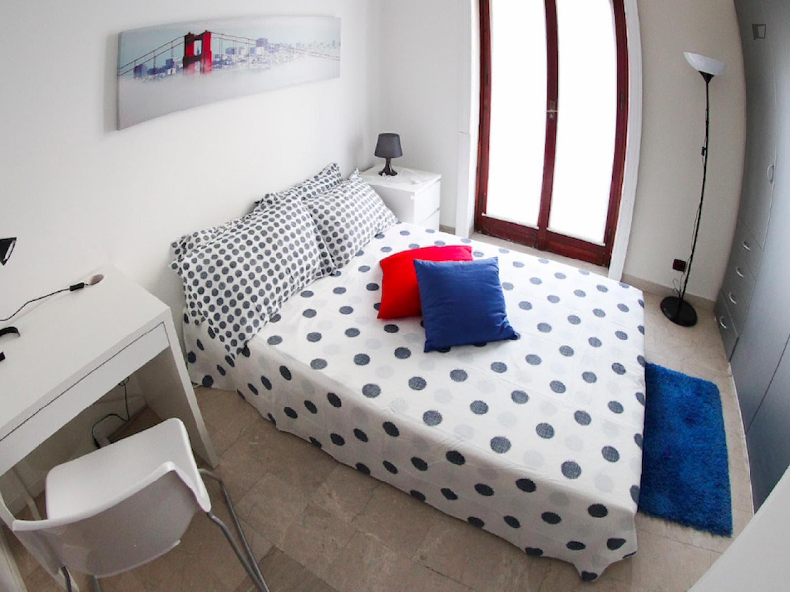 Bright double bedroom in Stadio san Siro photo 1