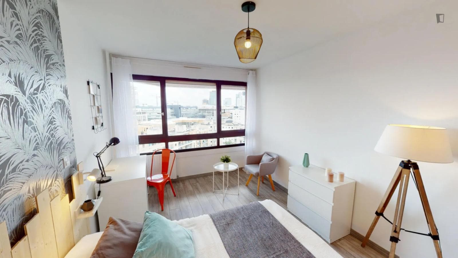 Welcoming double bedroom near Parc André Malraux photo 1