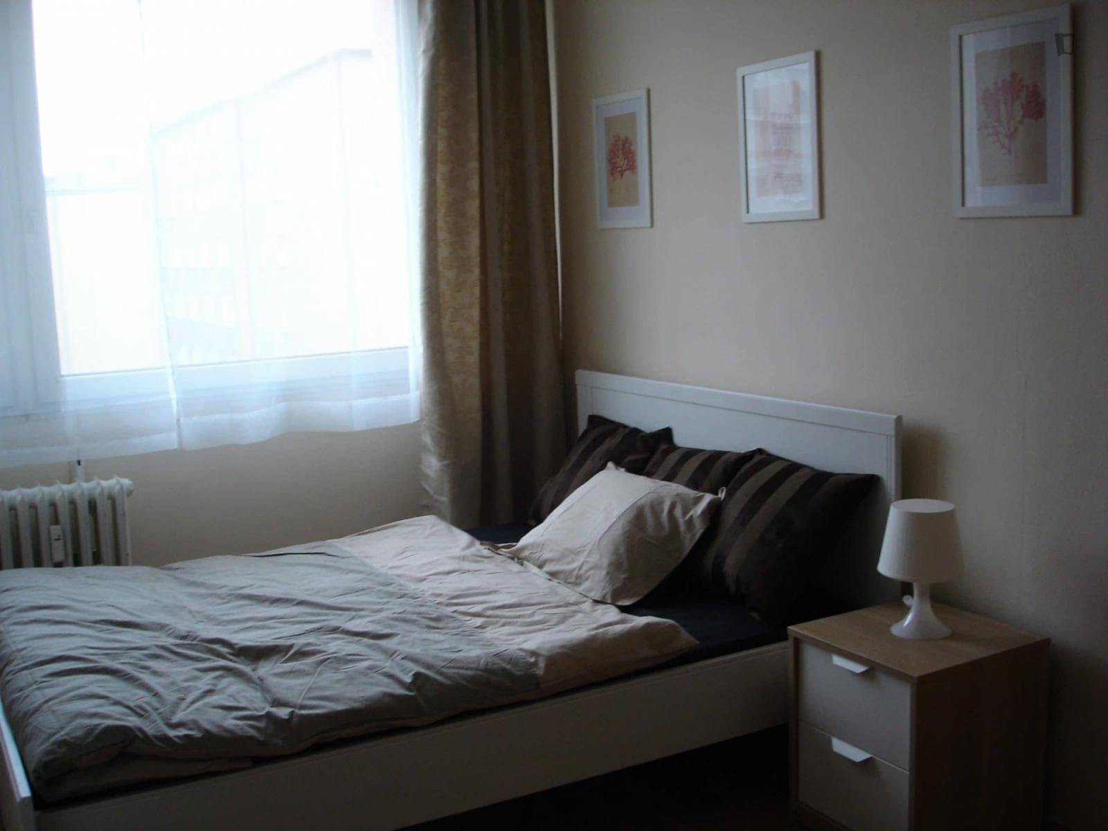Cute double bedroom in a 4-bedroom apartment close to Libeň photo 1