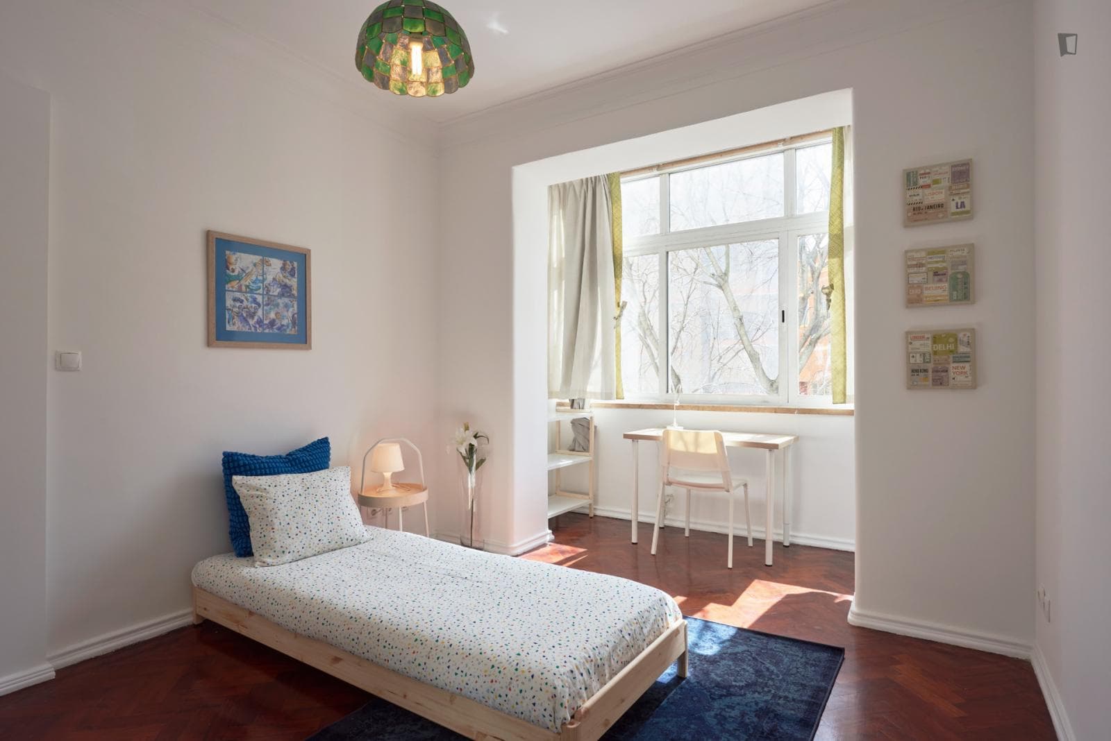 Splendid single bedroom in arroios photo 1
