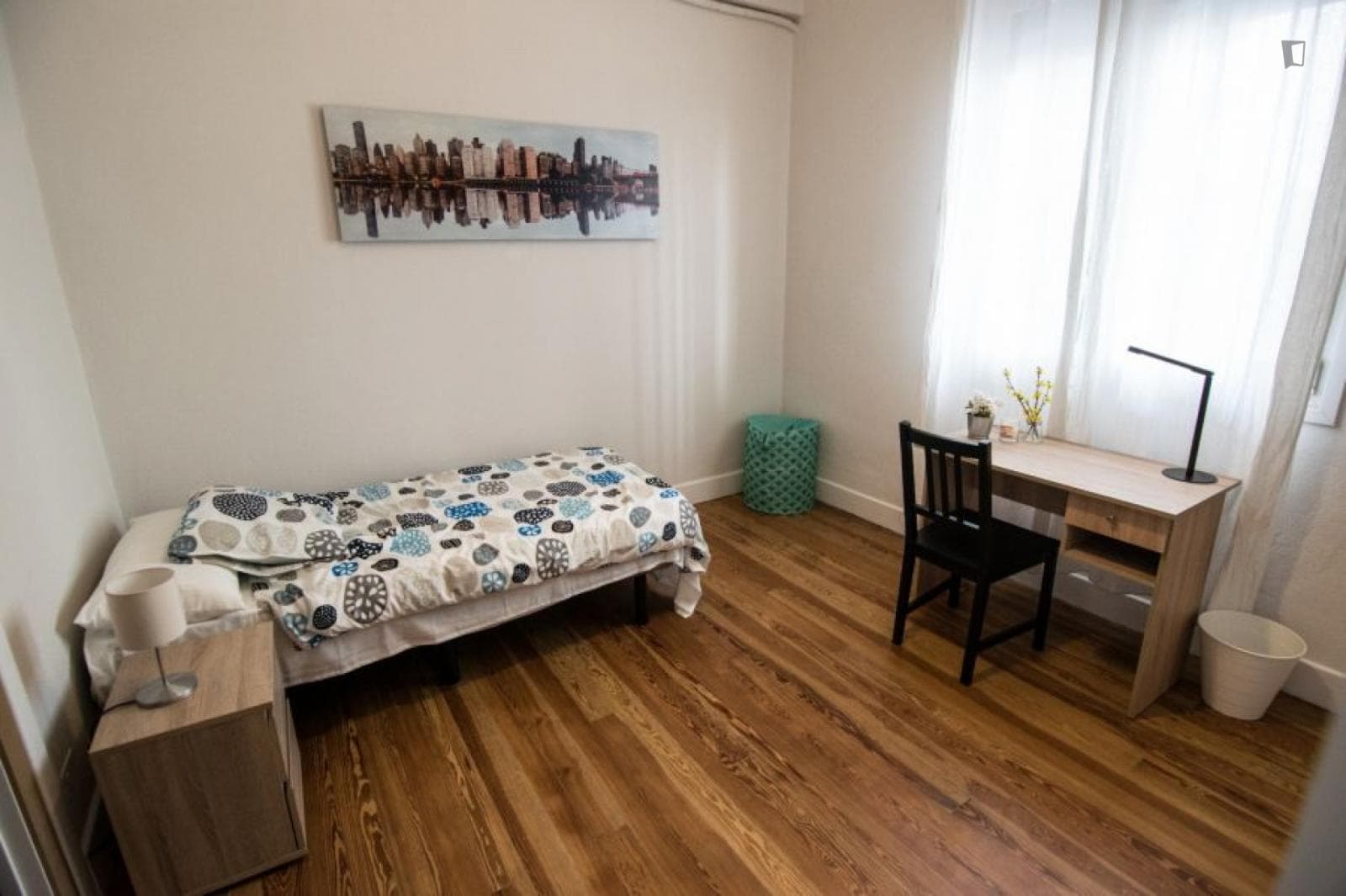 Comfy single bedroom in Deustuko San Pedro-Erribera photo 1