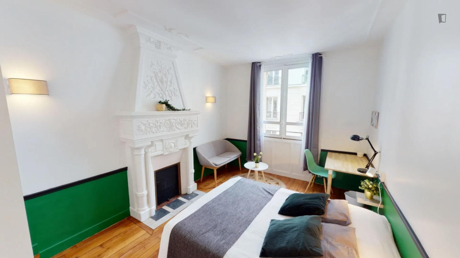 Very cool double bedroom near the large Bois de Boulogne photo 1