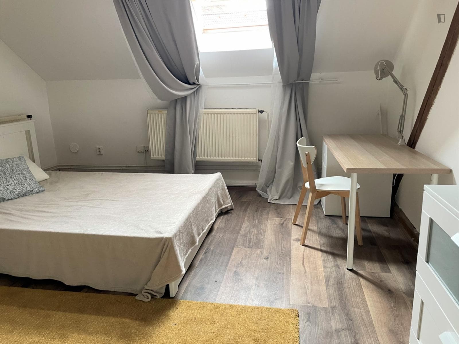 Comfy double bedroom in a 7-bedroom apartment close to Riegrovy sady photo 1
