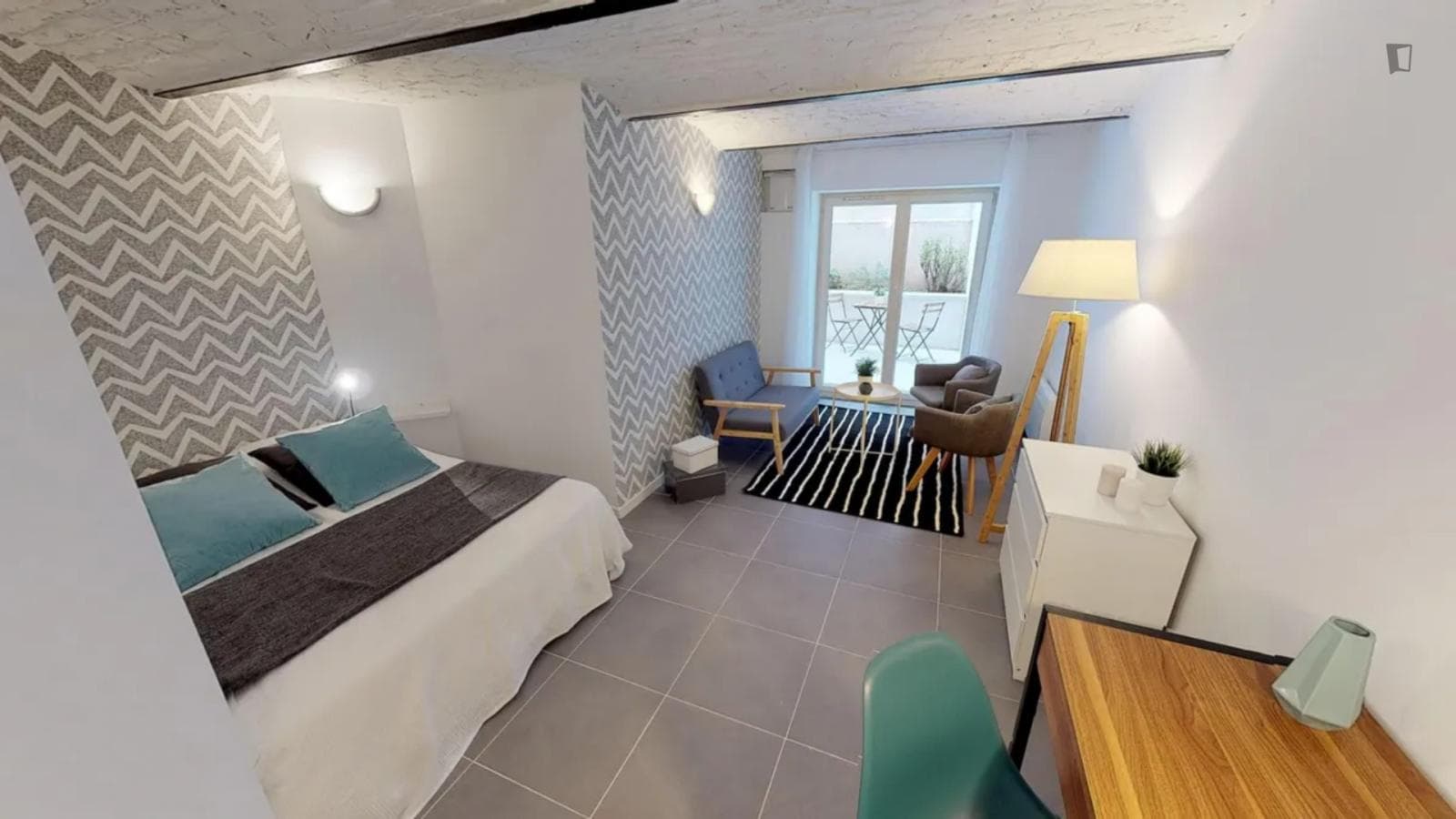 Inviting double bedroom in Wazemmes photo 1