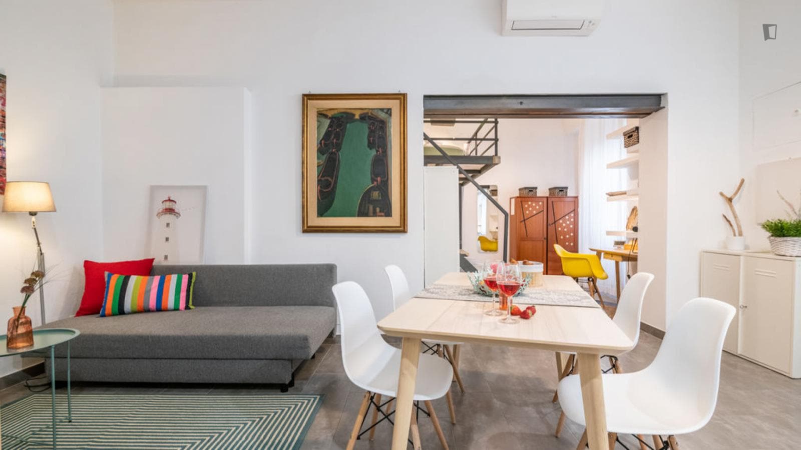 Large lofted studio in Antignano photo 1