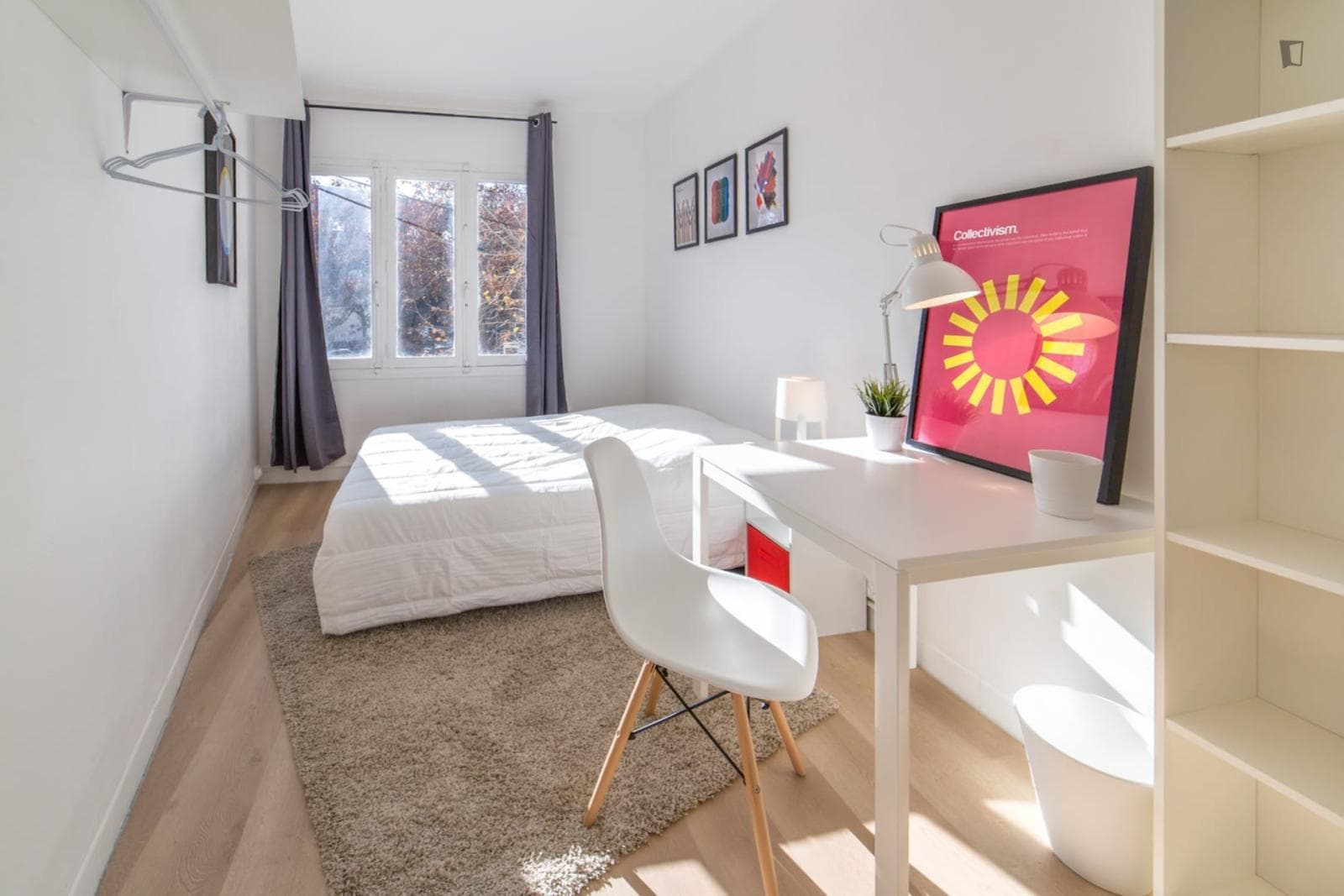 Appealing double bedroom near Aqueduc Saint-Clément photo 1