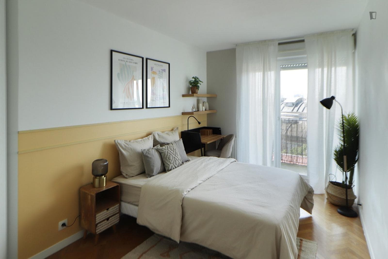 Cosy 13 m² bedroom with balcony for rent in coliving near Paris - SDN51 photo 1
