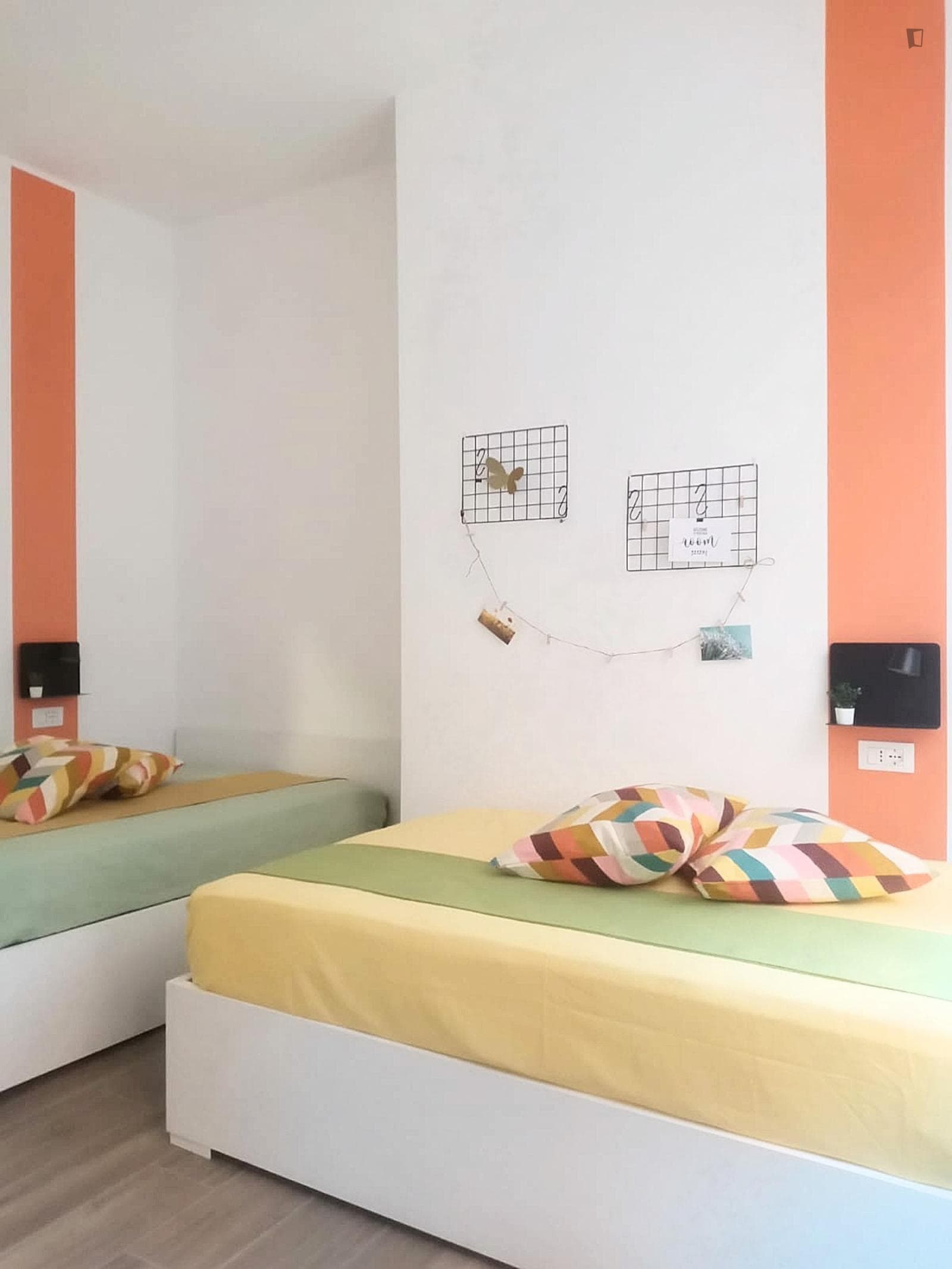 Bed in a nice twin bedroom near Politecnico di Milano photo 1