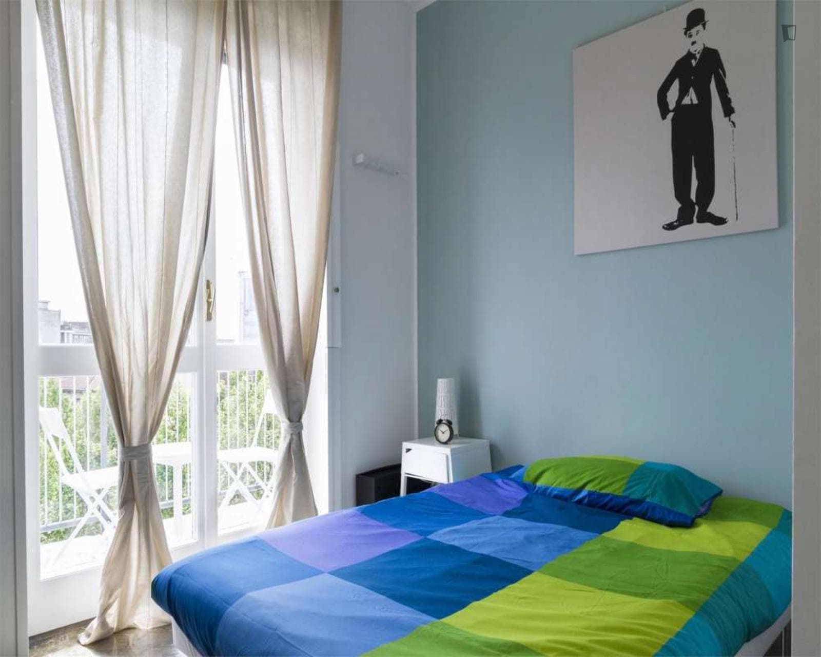 Single bedroom with a balcony, in Portello photo 1