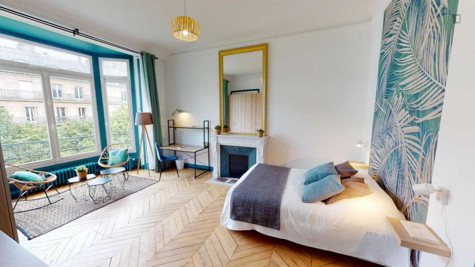 Beautiful double bedroom in Plaine-Monceau photo 1