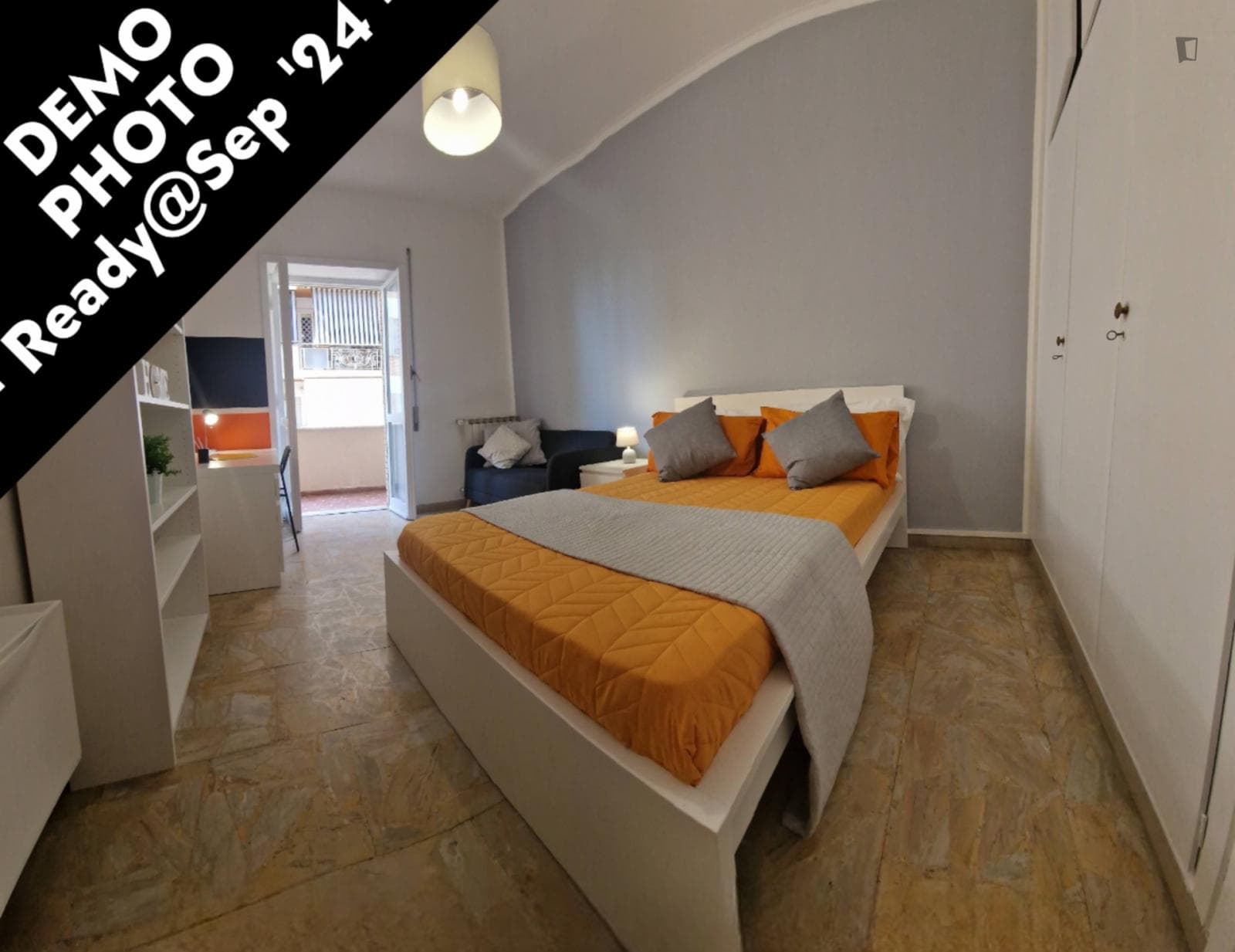Lovely double bedroom in Portuense photo 1