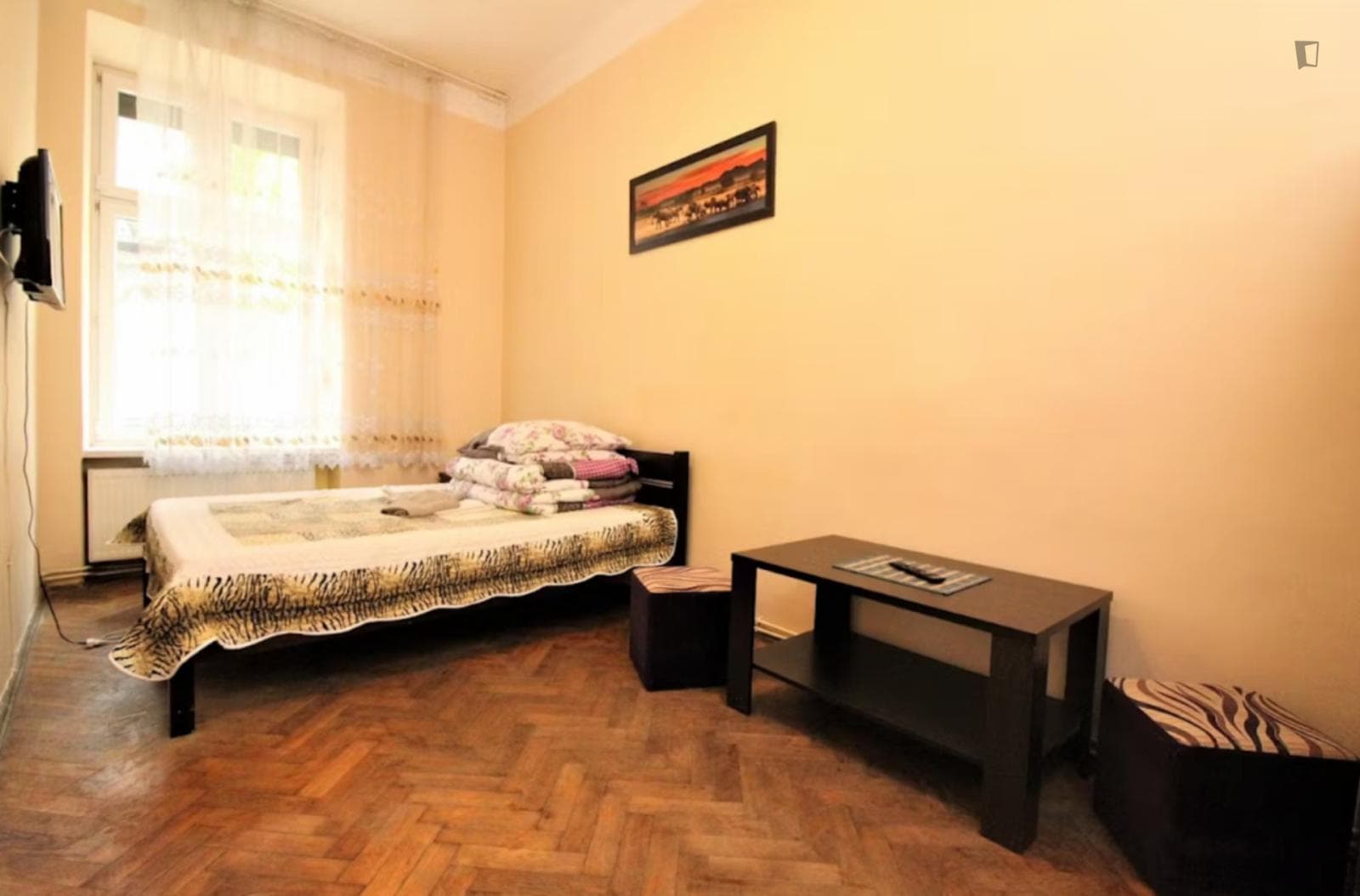 Bright Bedroom with private bathroom in the Piasek Południe neighbourhood photo 1