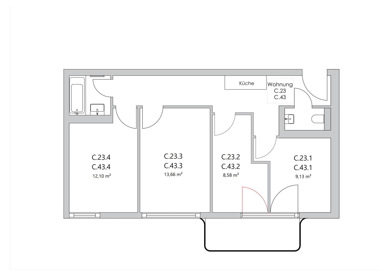 Zimmer in der Nazarethkirchstraße 51 (Aufgang C) photo 1