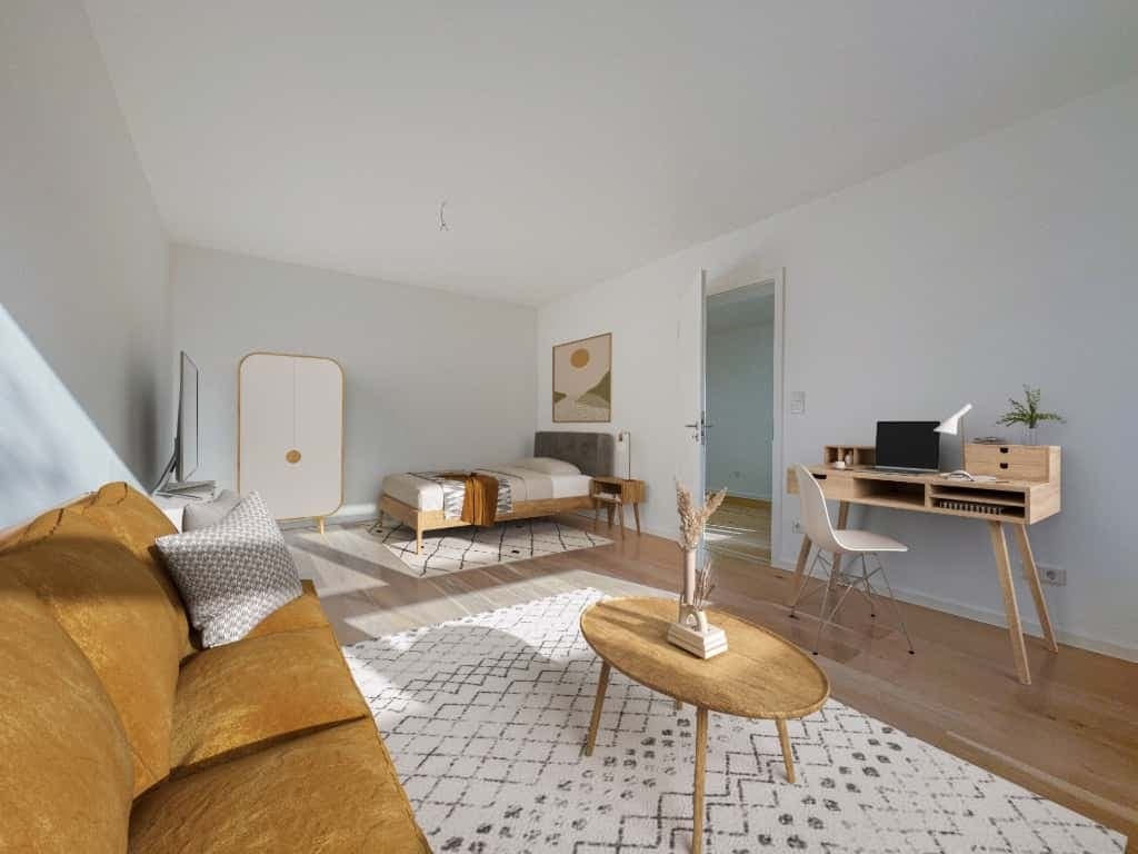 TOP-Uni-Lage! Neugründung einer möblierten 4er WG nach Kernsanierung Zimmer 1 photo 1