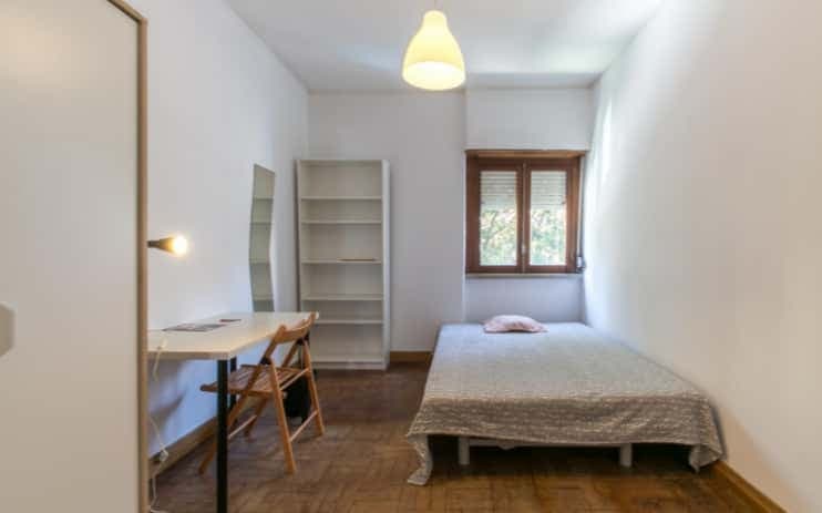 Quarto com cama de casal em apartamento com 6 quartos - FLAT BP - BP103 photo 1