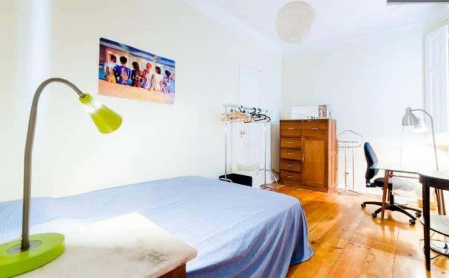 Quarto com cama de casal em apartamento com 5 quartos - FLAT SM - SM03 photo 1