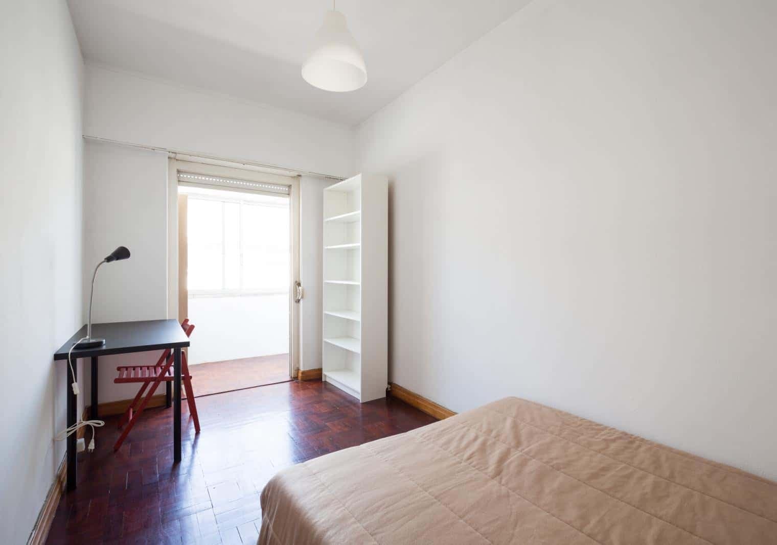 Quarto com cama de casal em residência - FLAT PP - PP205 photo 1