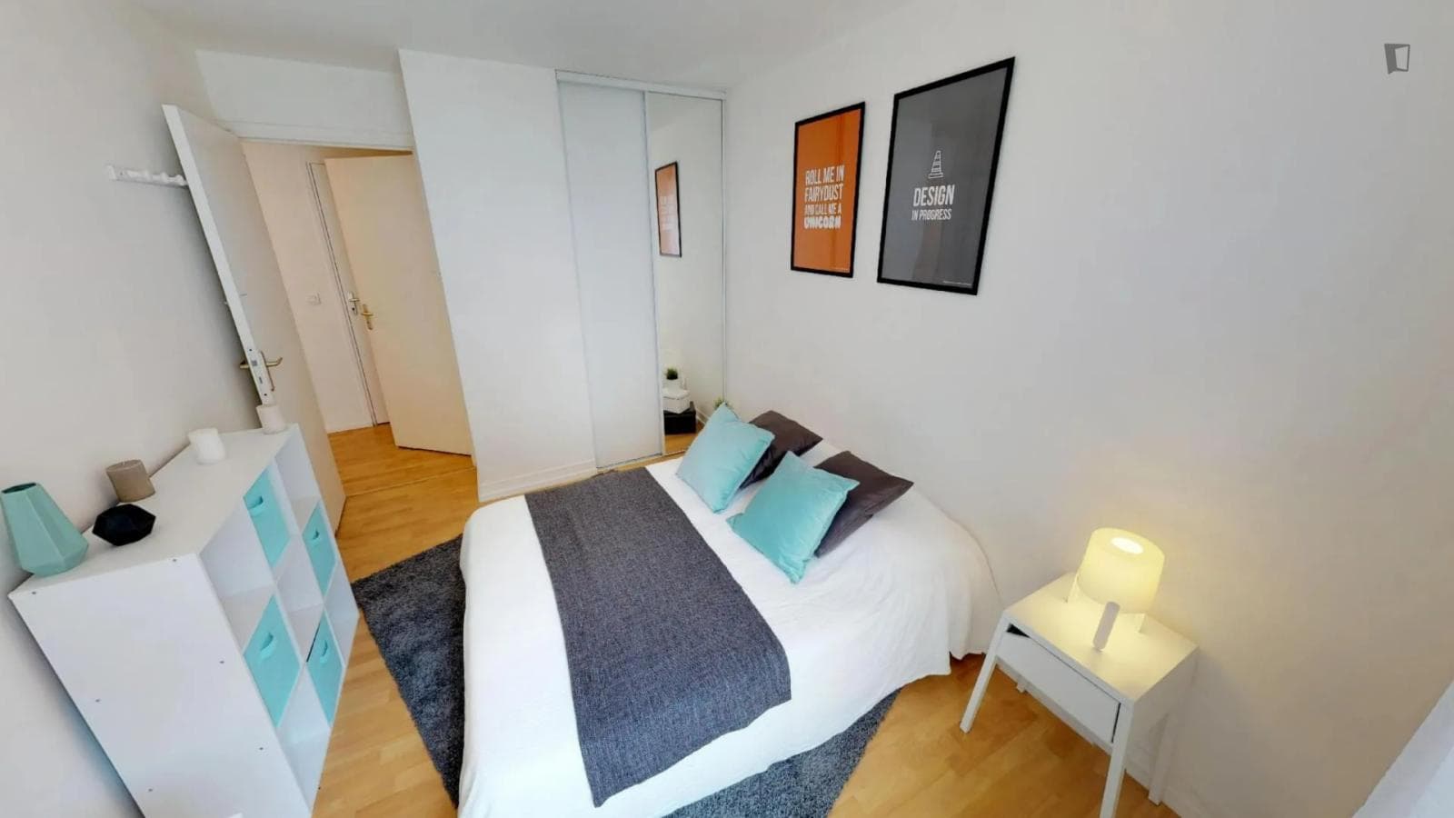 Cosy double bedroom near the Parc Jean-Baptiste Lebas photo 1