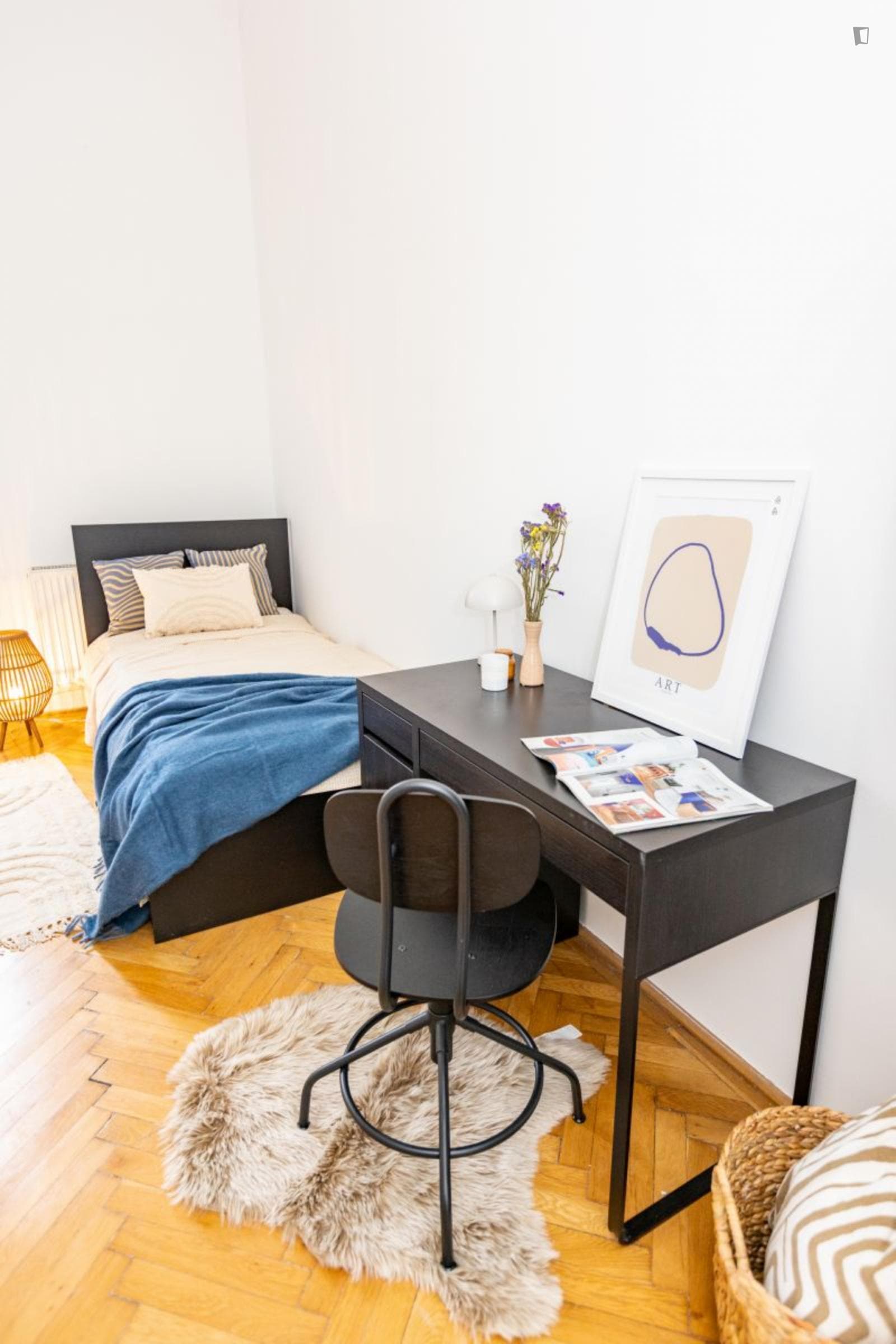 Bright single bedroom in shared flat in Józsefváros photo 1
