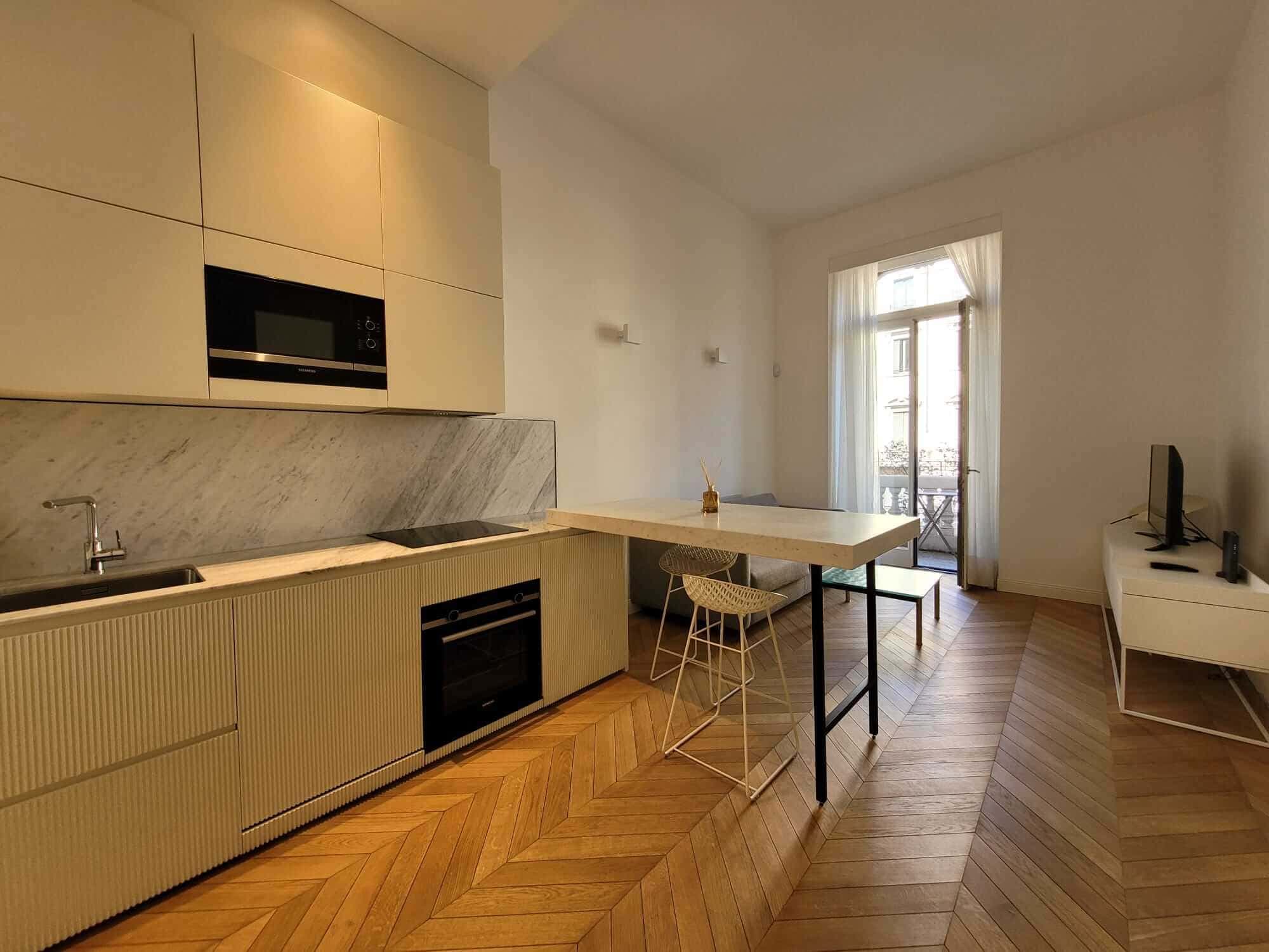 One-Bedroom Apartment | Via Quintino Sella | Sempione Area photo 1