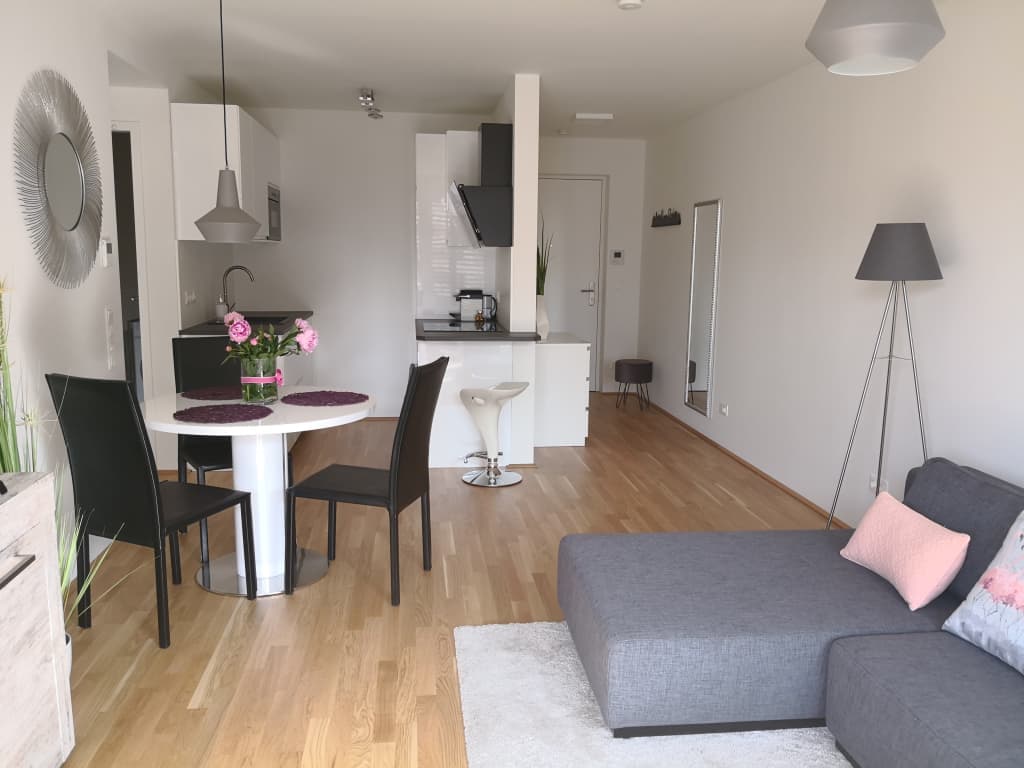 Modern apartment with balcony and fitness photo 1