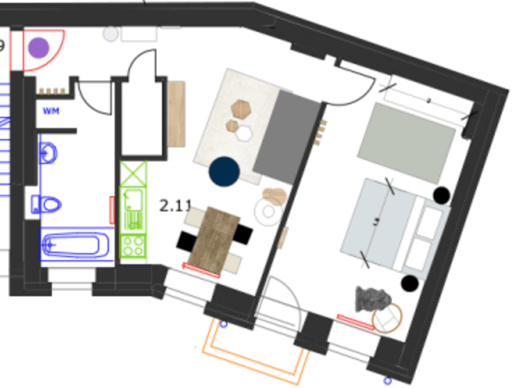 Modern and furnished 2 room apartment in Berlin photo 1
