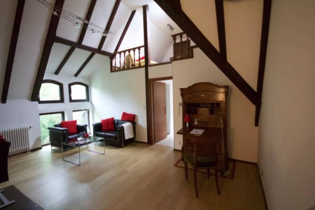 Loft with tower room in villa in park and monitored parking photo 1