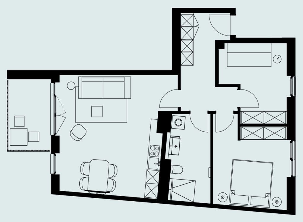 Design apartment in Munich photo 1