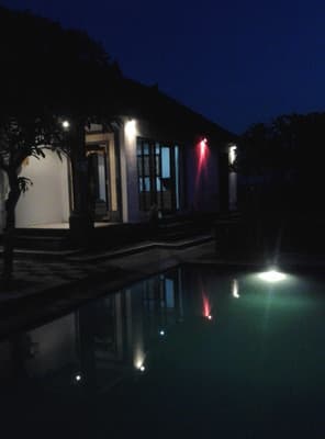 Villa with river and ricefield view photo 1