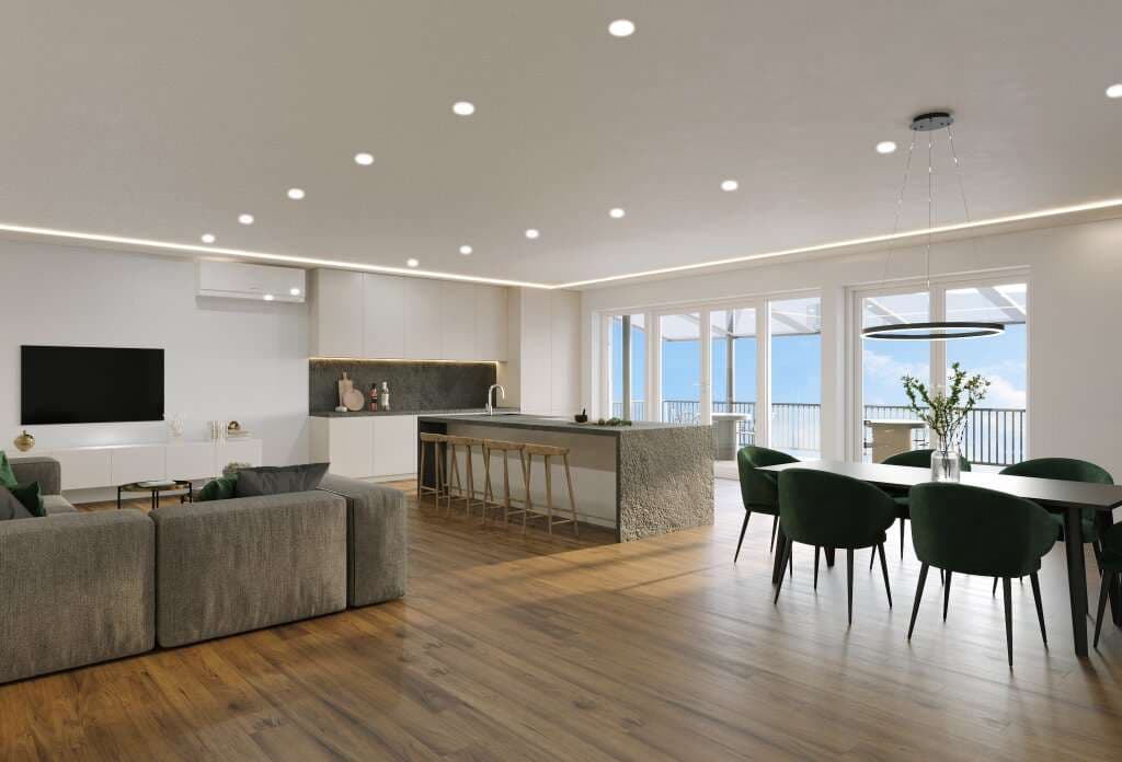 Modern 3-room apartment with balconies and high-quality furnishings photo 1